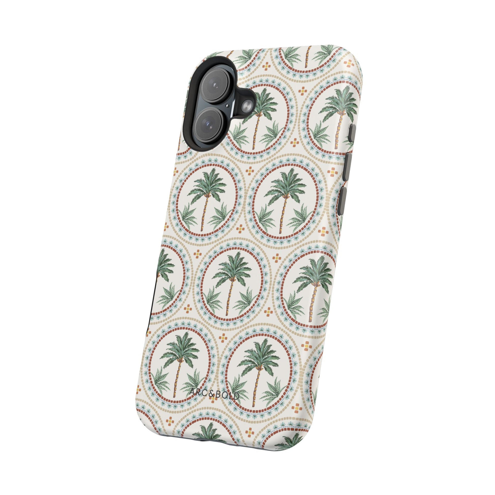 Tropical Tile Palm - Magnetic Tough Case - Arc & Bold