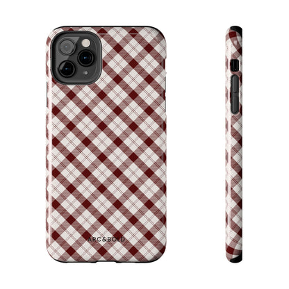 Maroon - Tough Phone Case - Arc & Bold