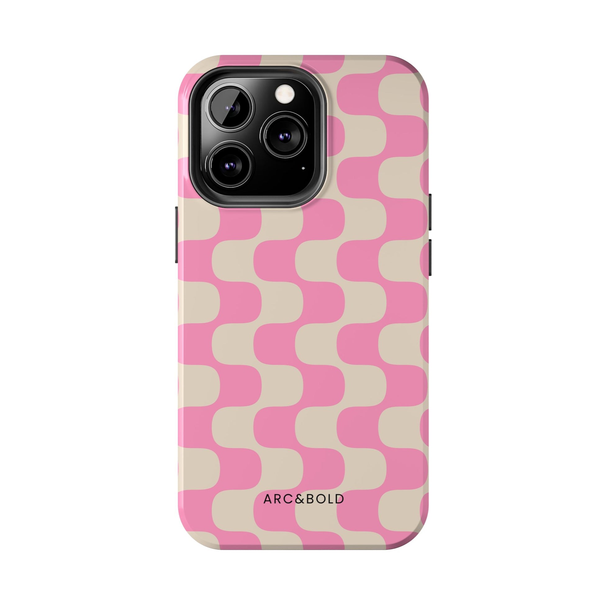 Pink Waves - Tough Phone Case - Arc & Bold