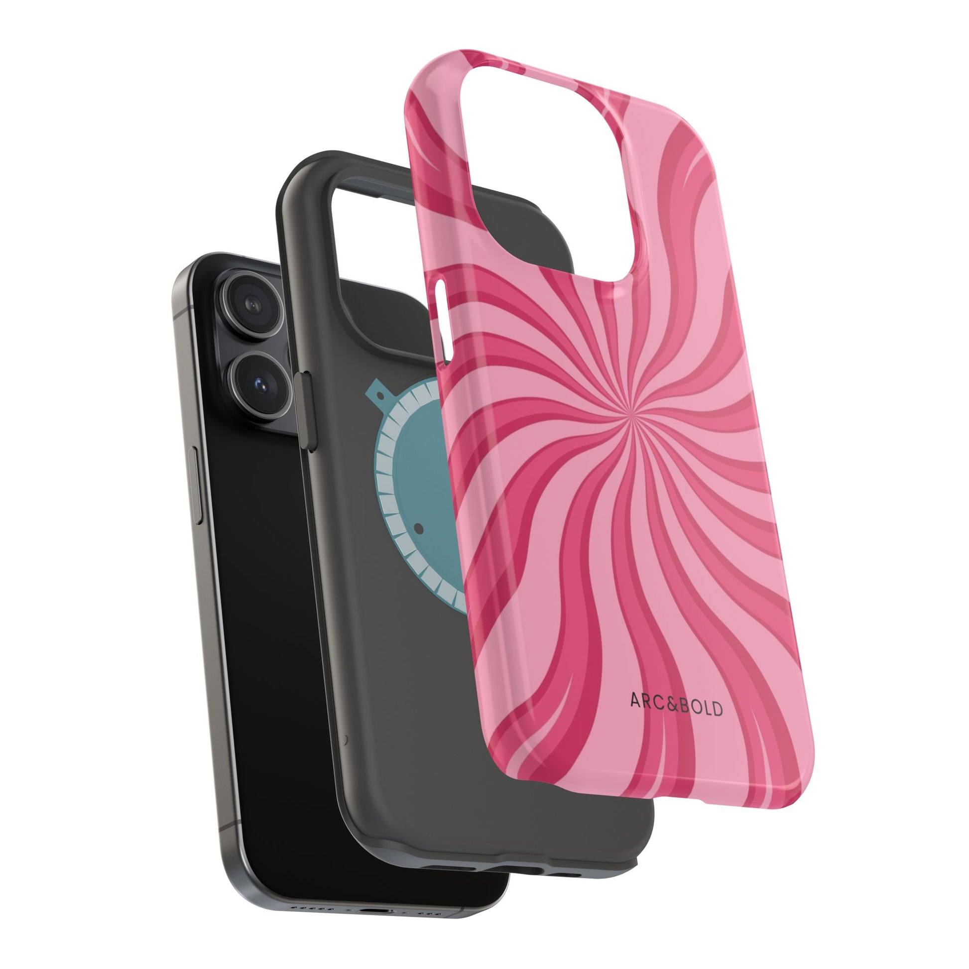 Candy Swirl - Magnetic Phone Case - Arc & Bold