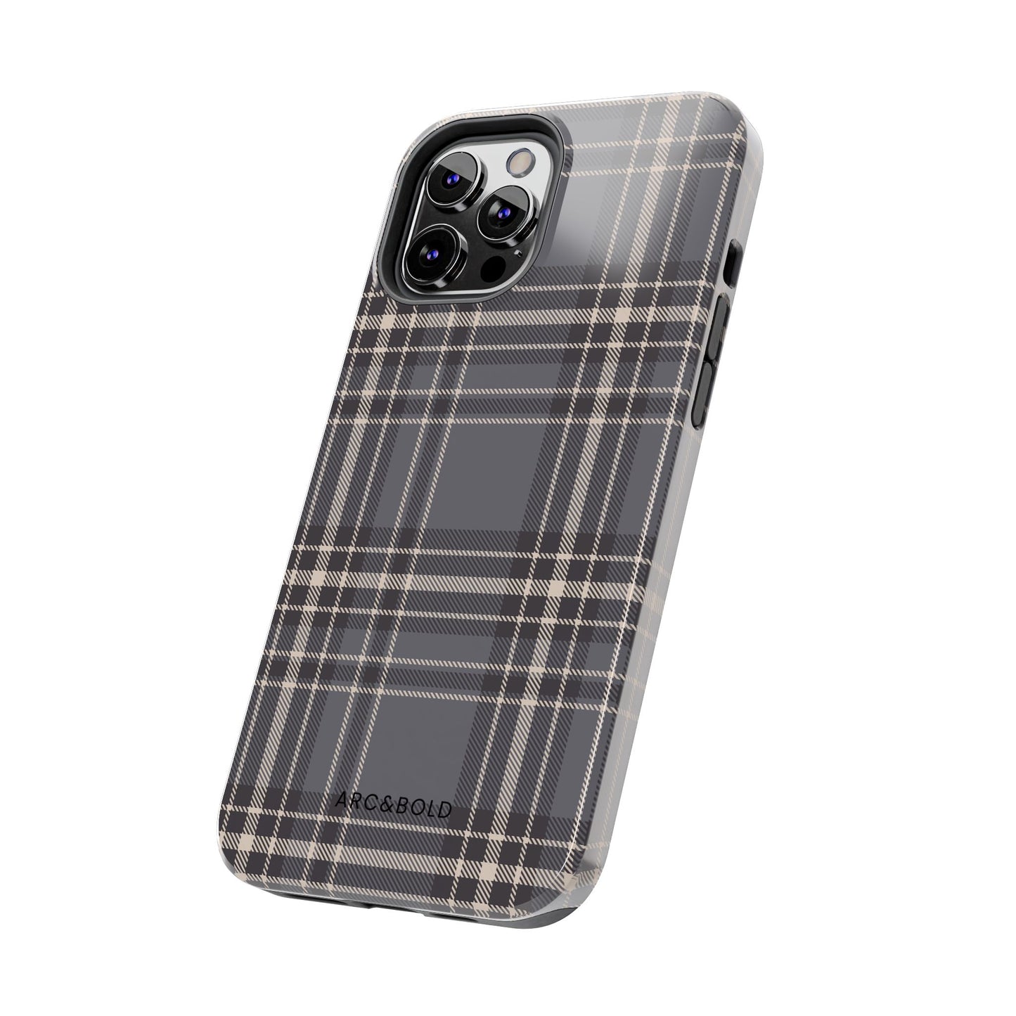 Monochrome Tartan - Tough Phone Case