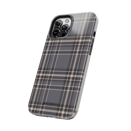 Monochrome Tartan - Tough Phone Case
