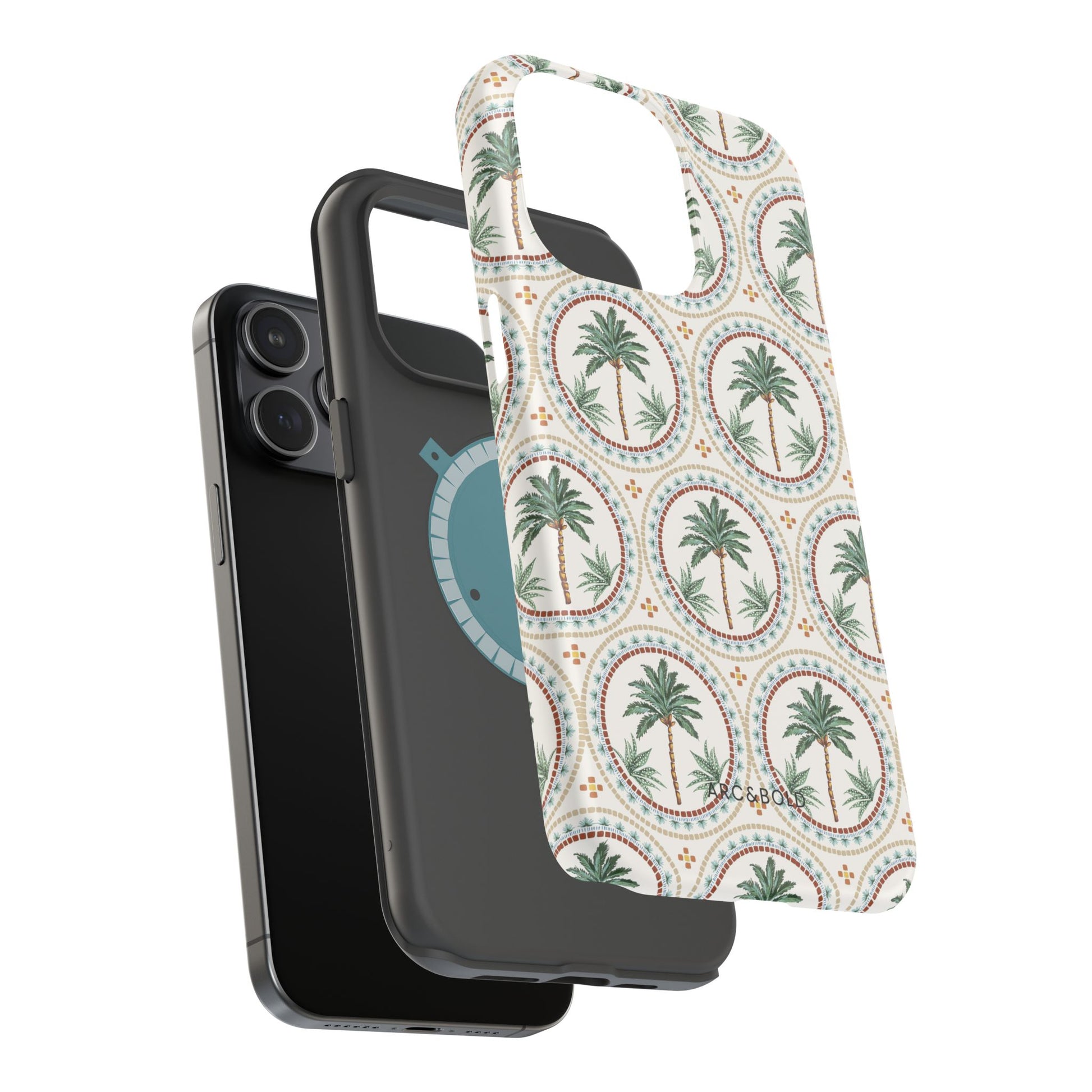 Tropical Tile Palm - Magnetic Tough Case - Arc & Bold