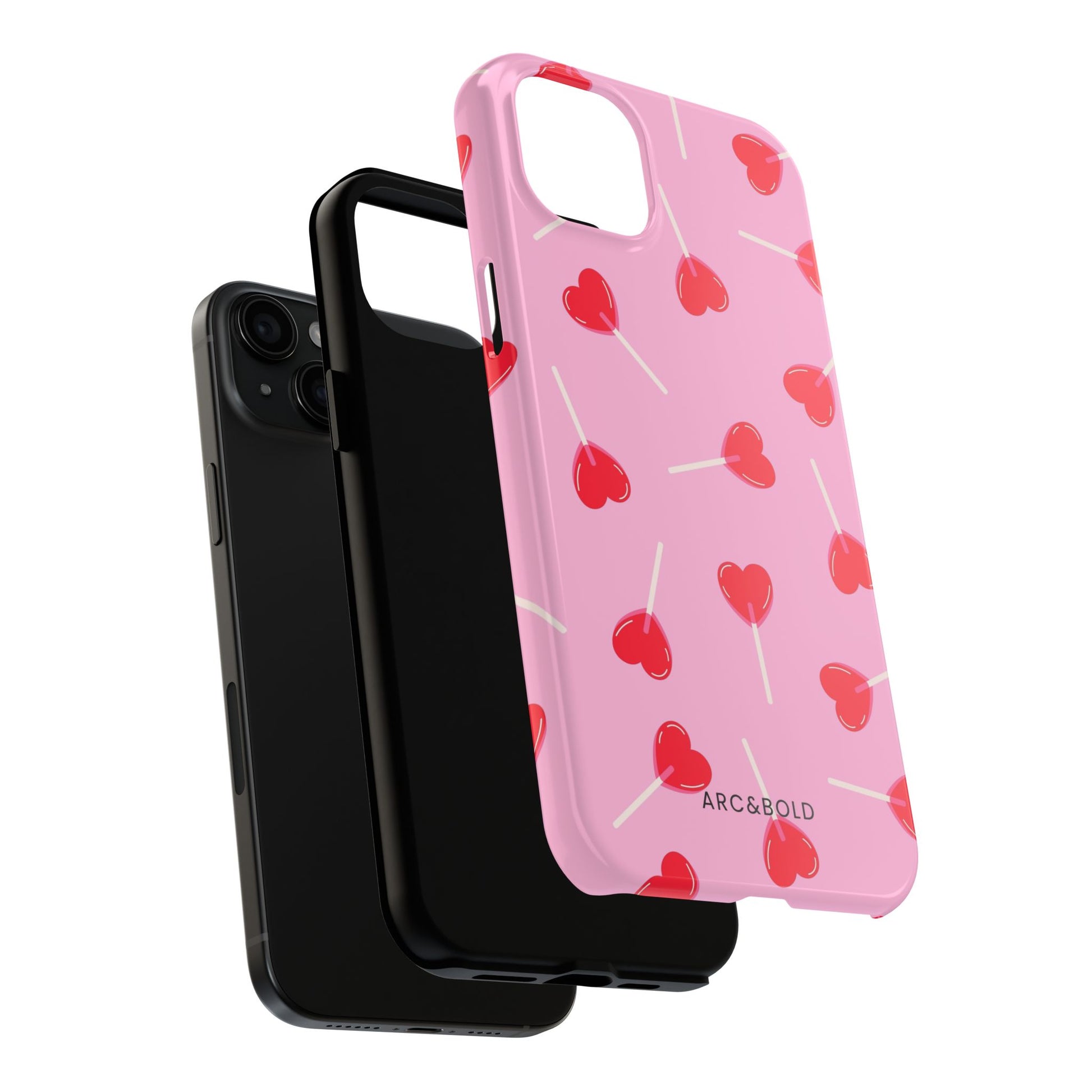 Heart Pops - Tough Phone Case - Arc & Bold