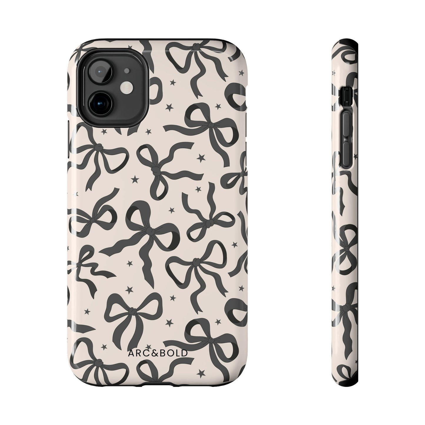 Noir Bows - Tough Phone Case