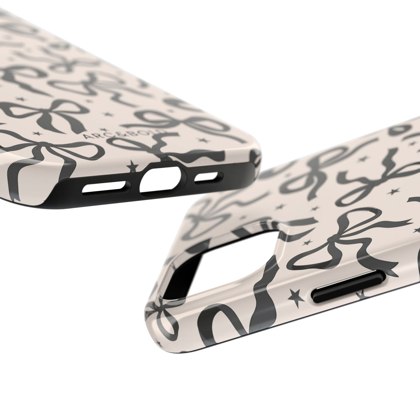 Noir Bows - Tough Phone Case