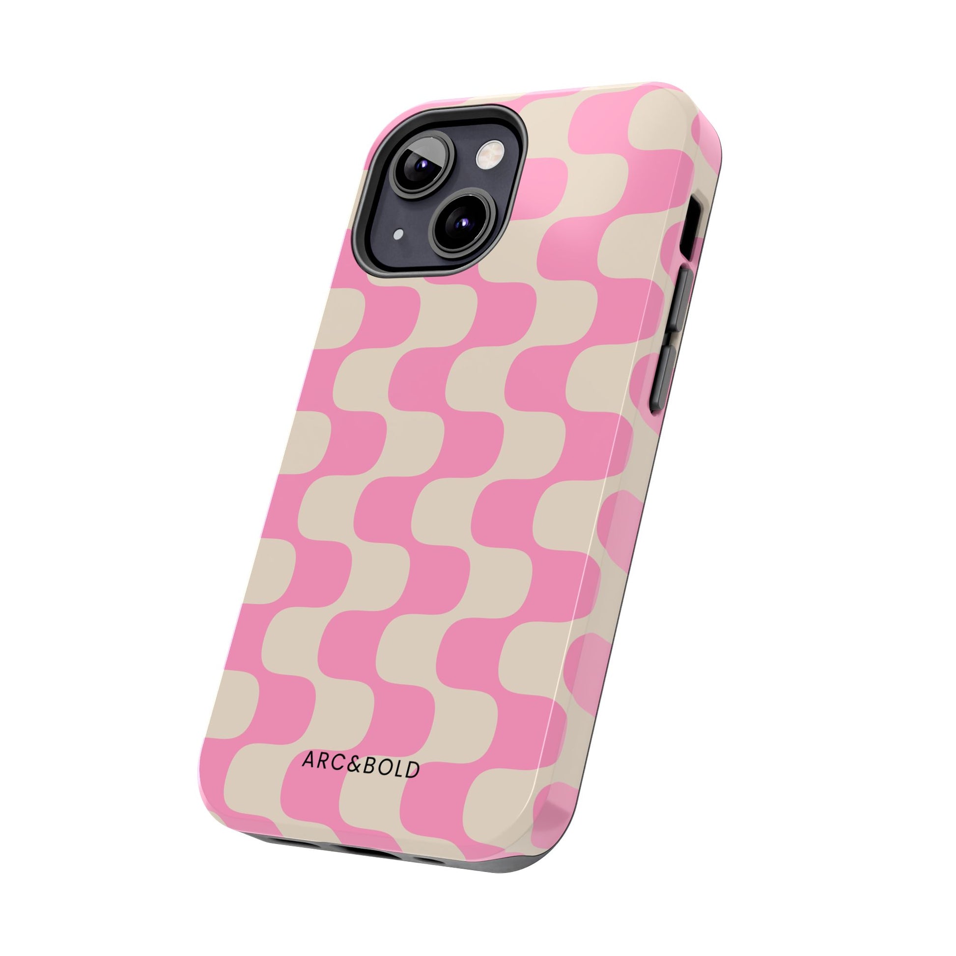 Pink Waves - Tough Phone Case - Arc & Bold
