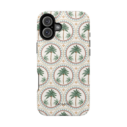 Tropical Tile Palm - Magnetic Tough Case - Arc & Bold