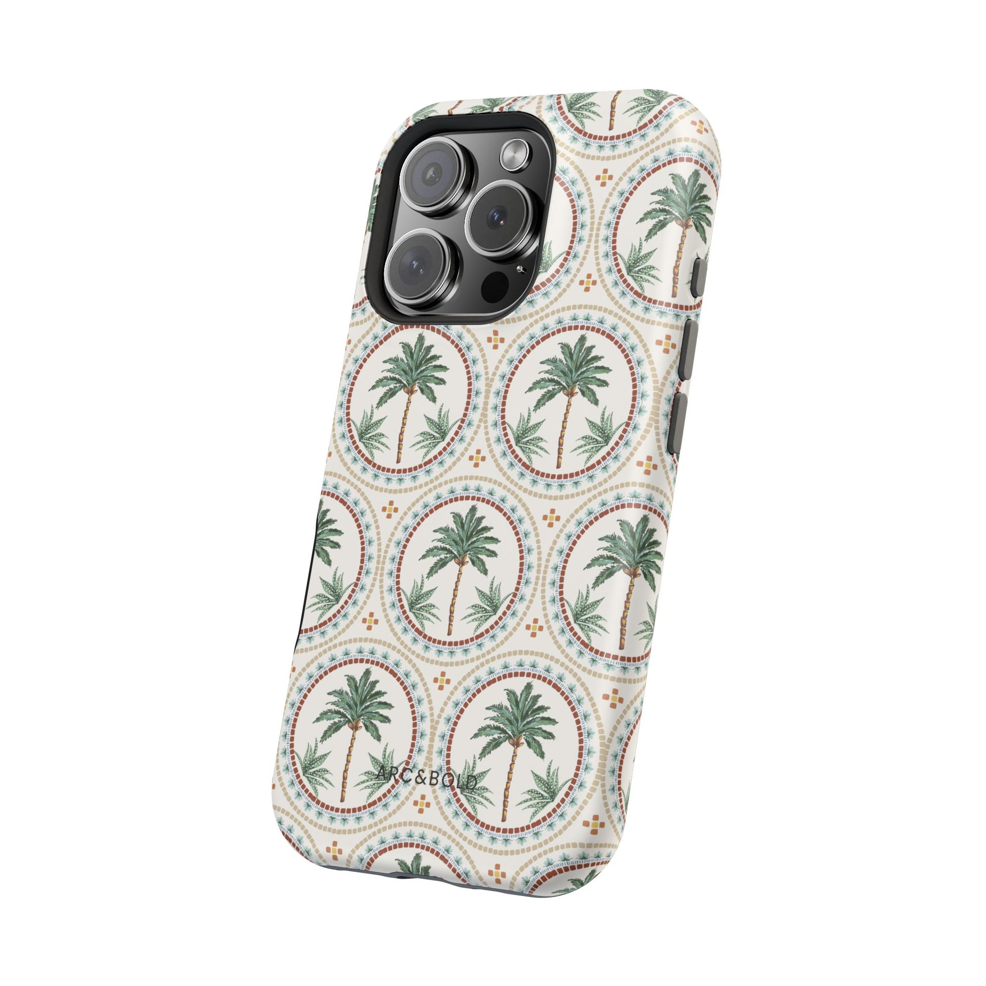 Tropical Tile Palm - Magnetic Tough Case - Arc & Bold