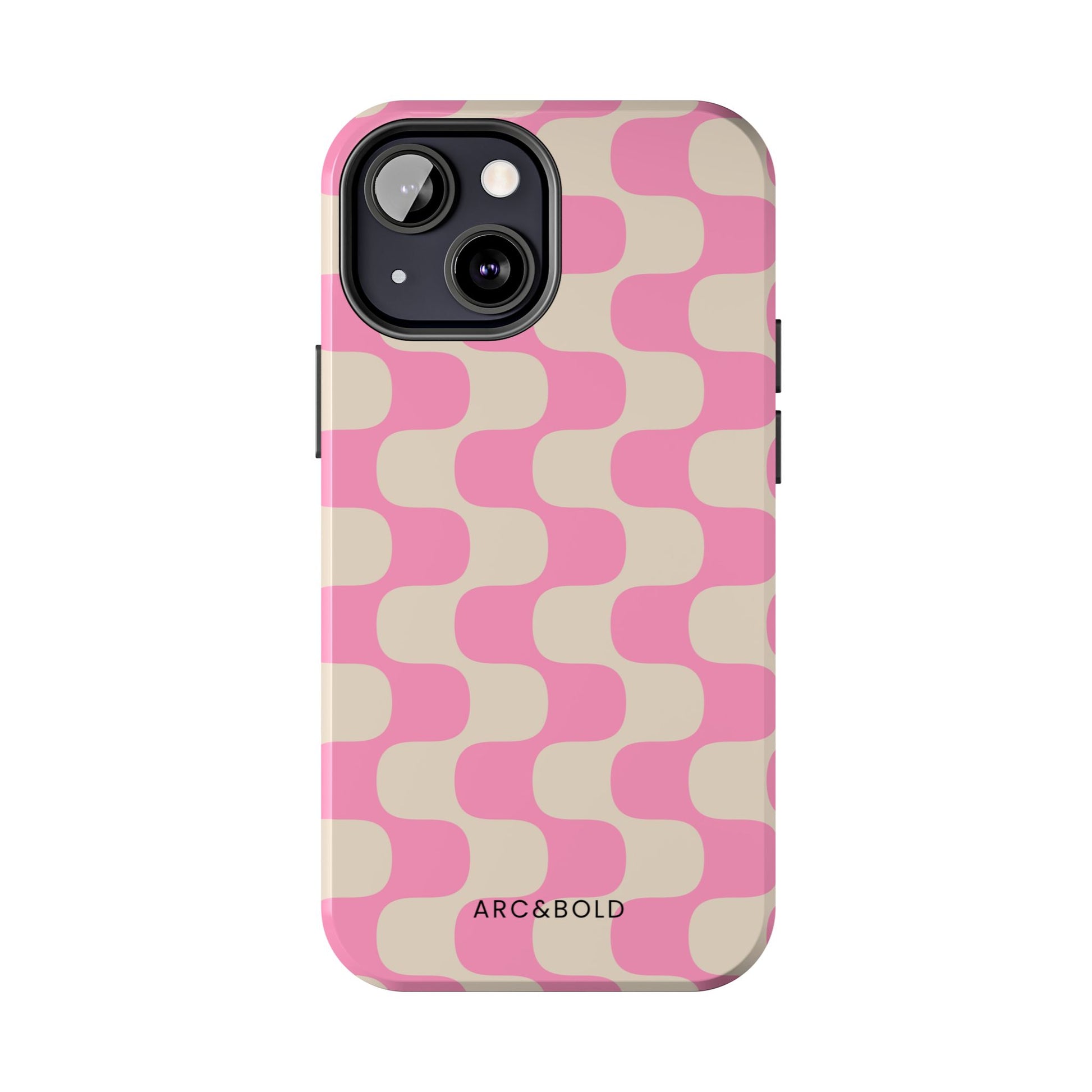 Pink Waves - Tough Phone Case - Arc & Bold