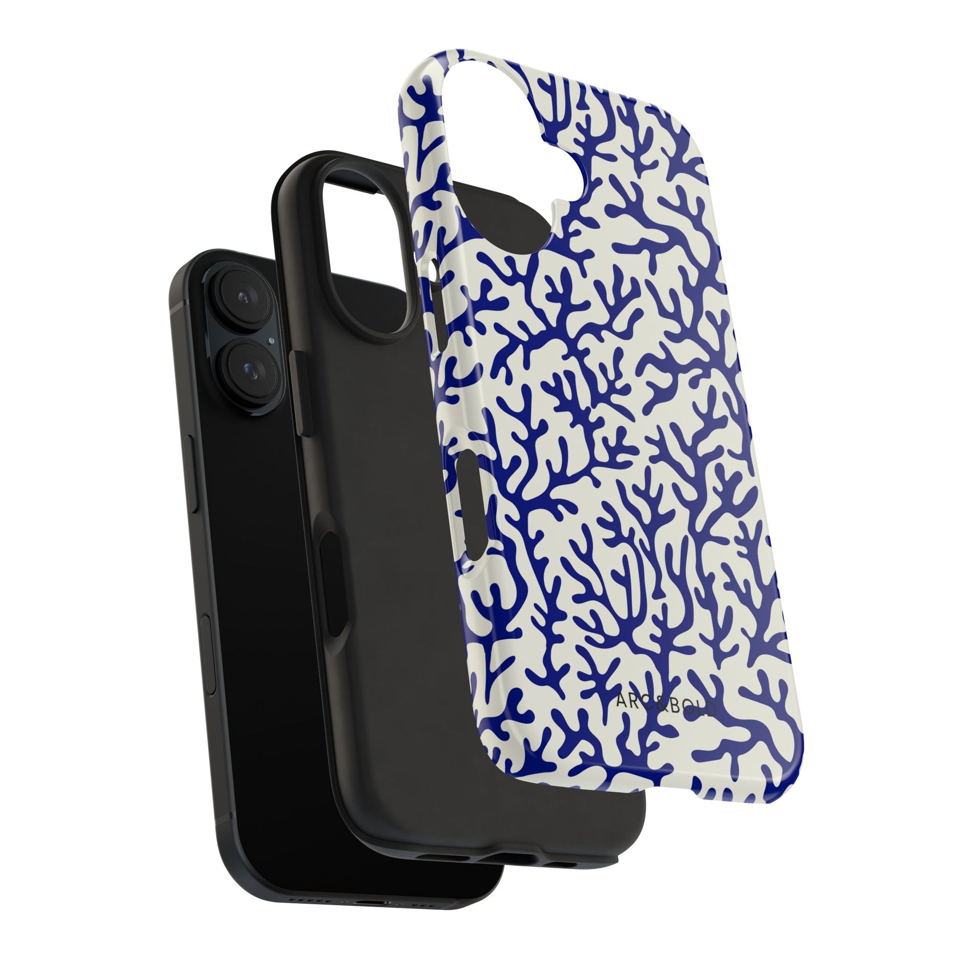 Coral - Tough Phone Case - Arc & Bold
