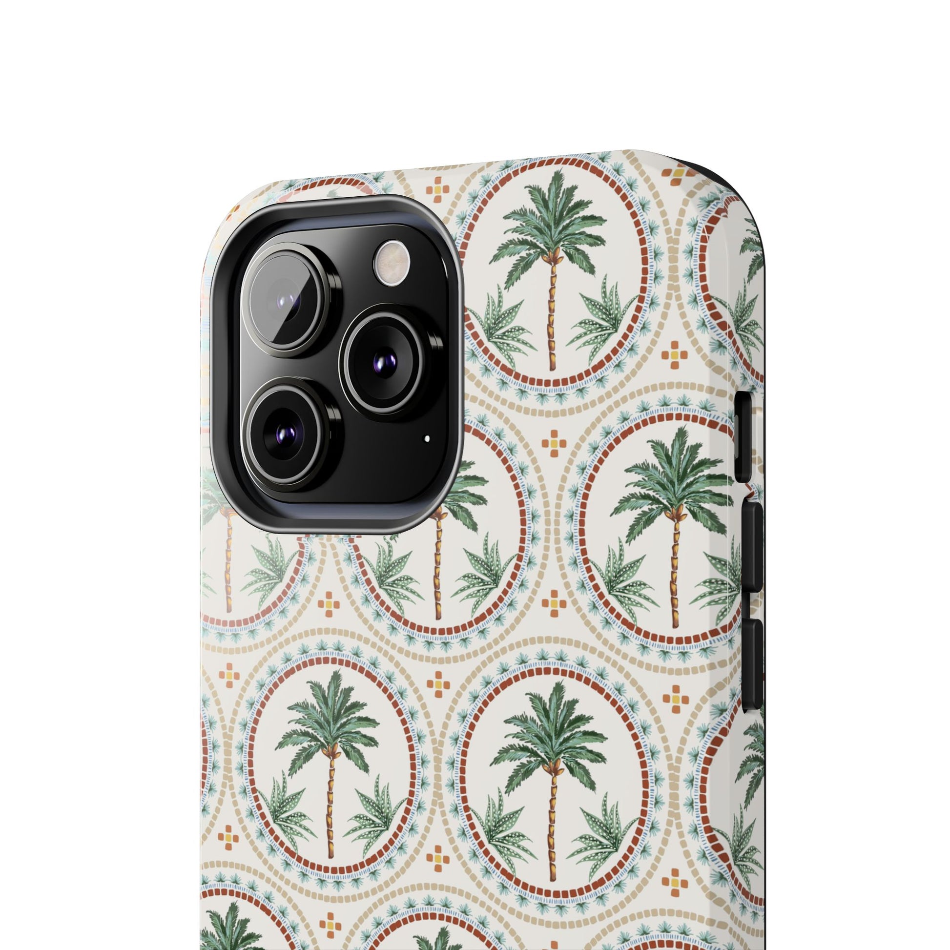 Tropical Tile Palm - Tough Phone Case - Arc & Bold