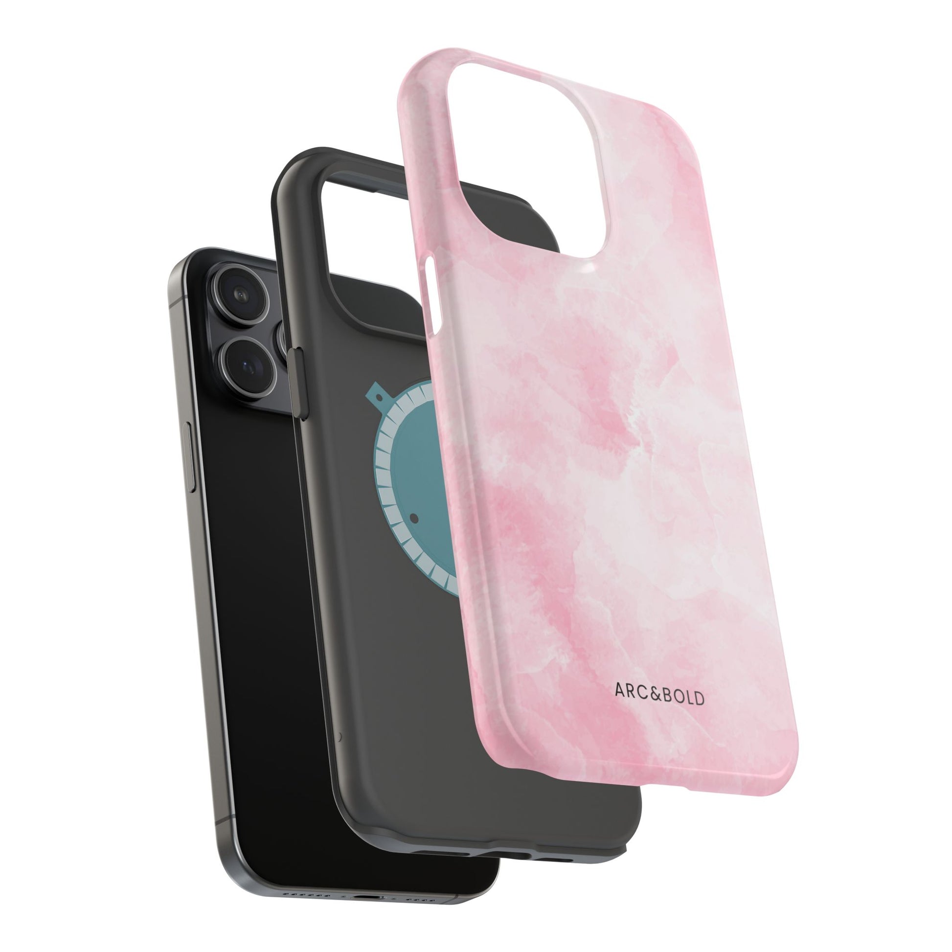Blush Marble - Magnetic Tough Case - Arc & Bold
