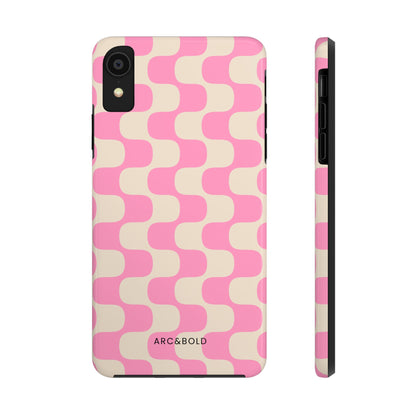 Pink Waves - Tough Phone Case - Arc & Bold