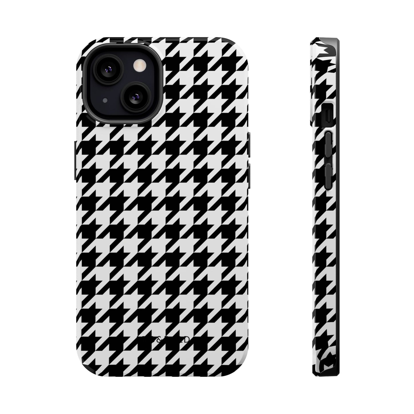 Houndstooth - Magnetic Phone Case - Arc & Bold