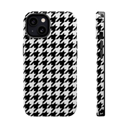 Houndstooth - Magnetic Phone Case - Arc & Bold