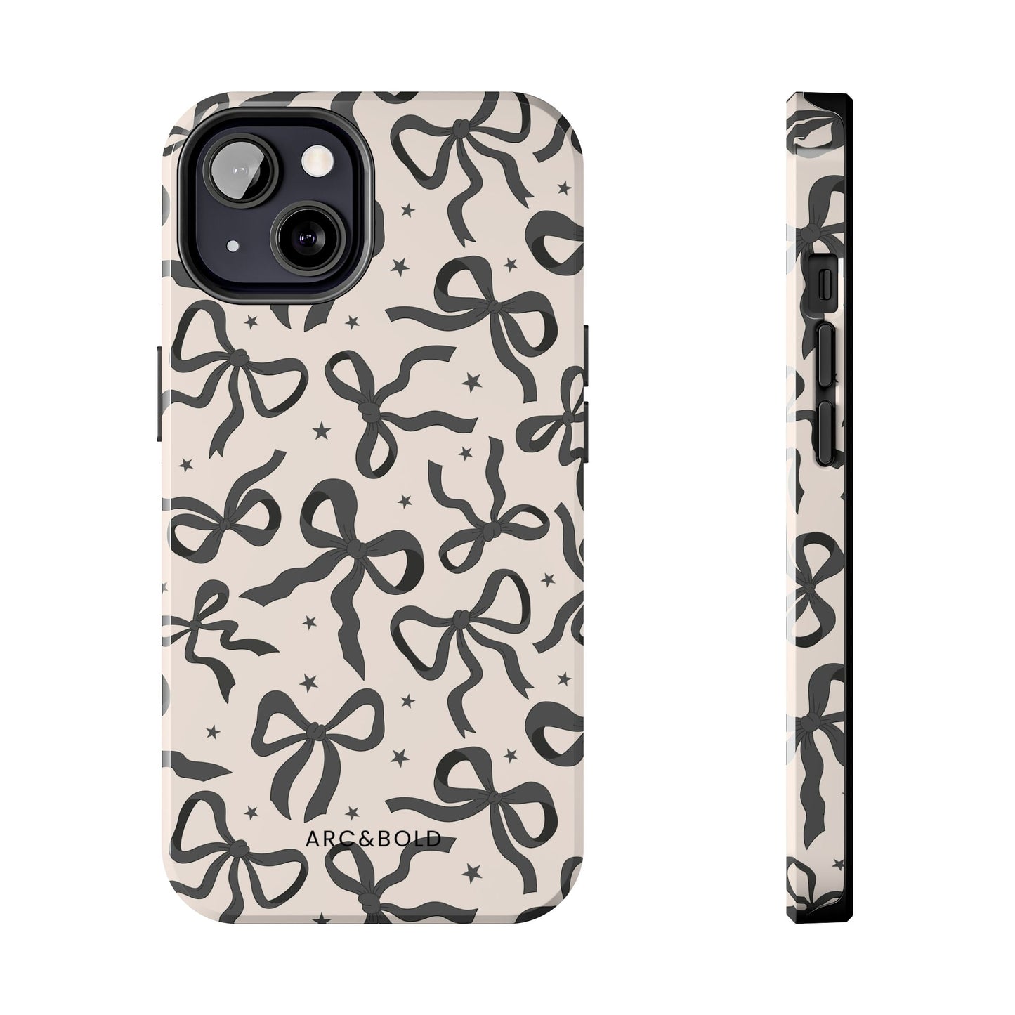 Noir Bows - Tough Phone Case