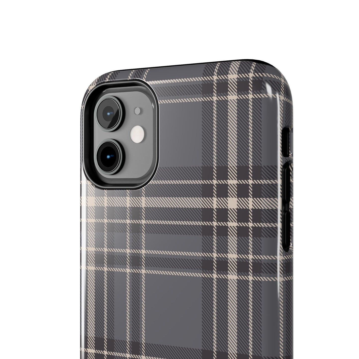 Monochrome Tartan - Tough Phone Case