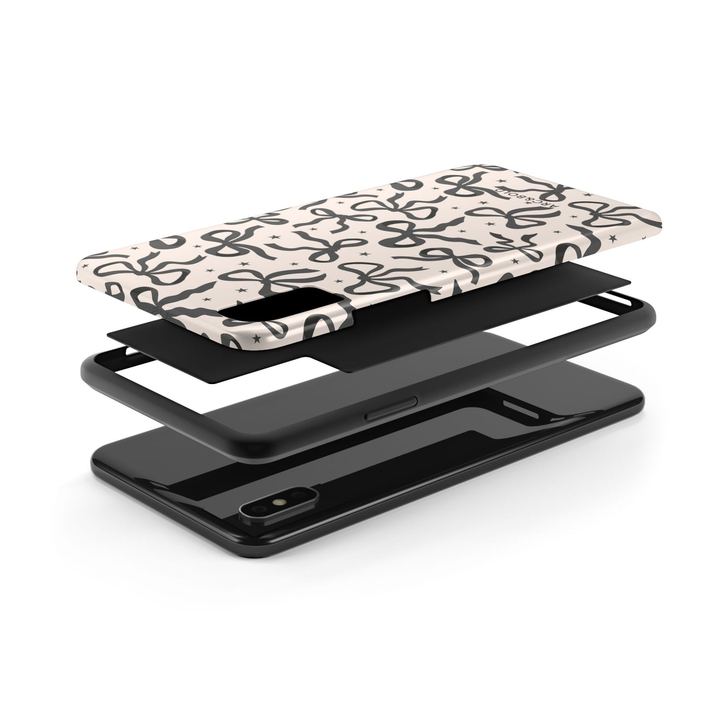 Noir Bows - Tough Phone Case