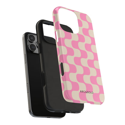 Pink Waves - Tough Phone Case - Arc & Bold