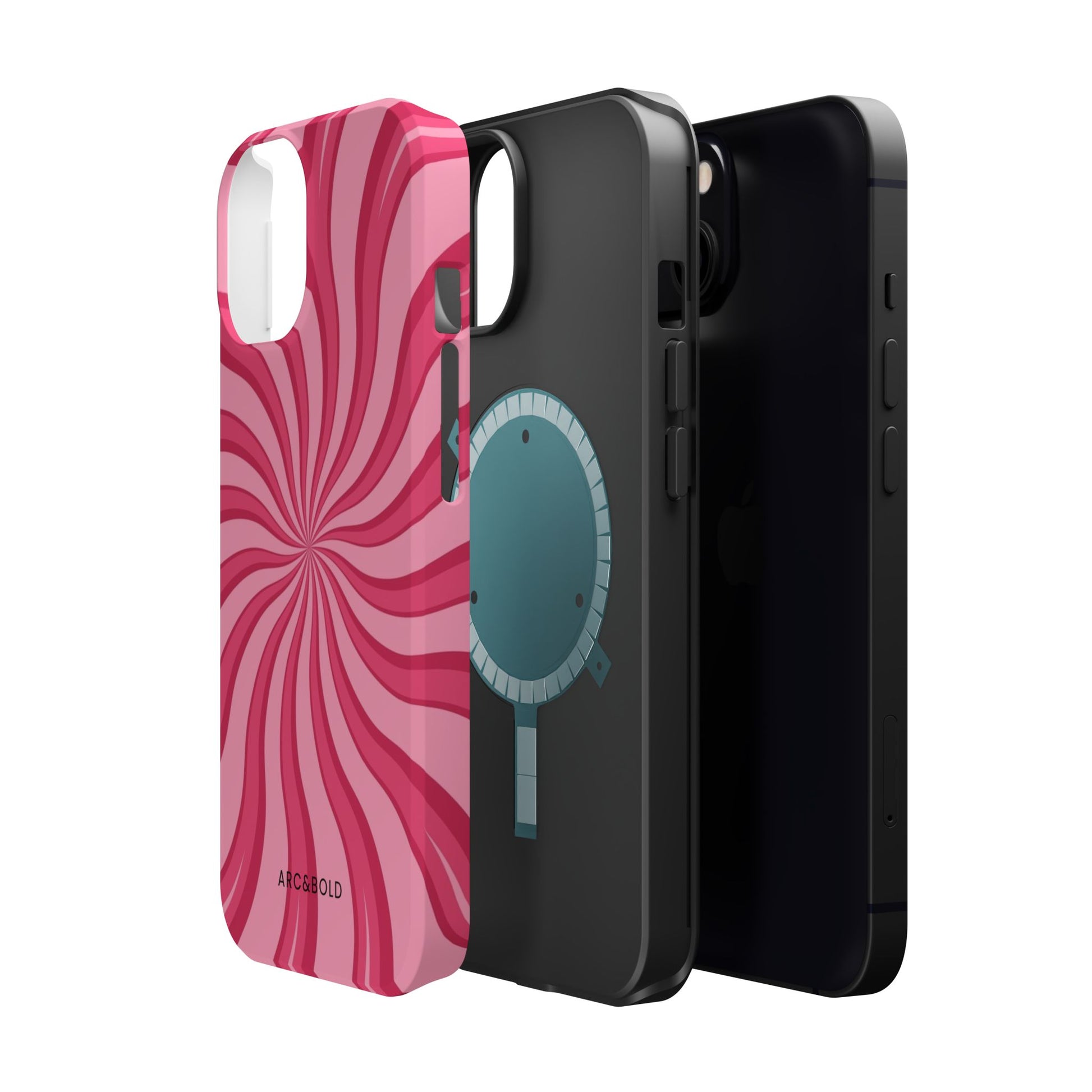 Candy Swirl - Magnetic Phone Case - Arc & Bold