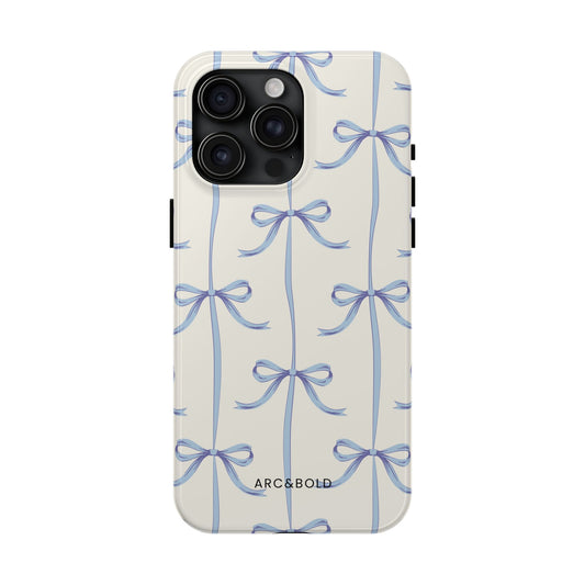Blue Bow - Tough Phone Case - Arc & Bold
