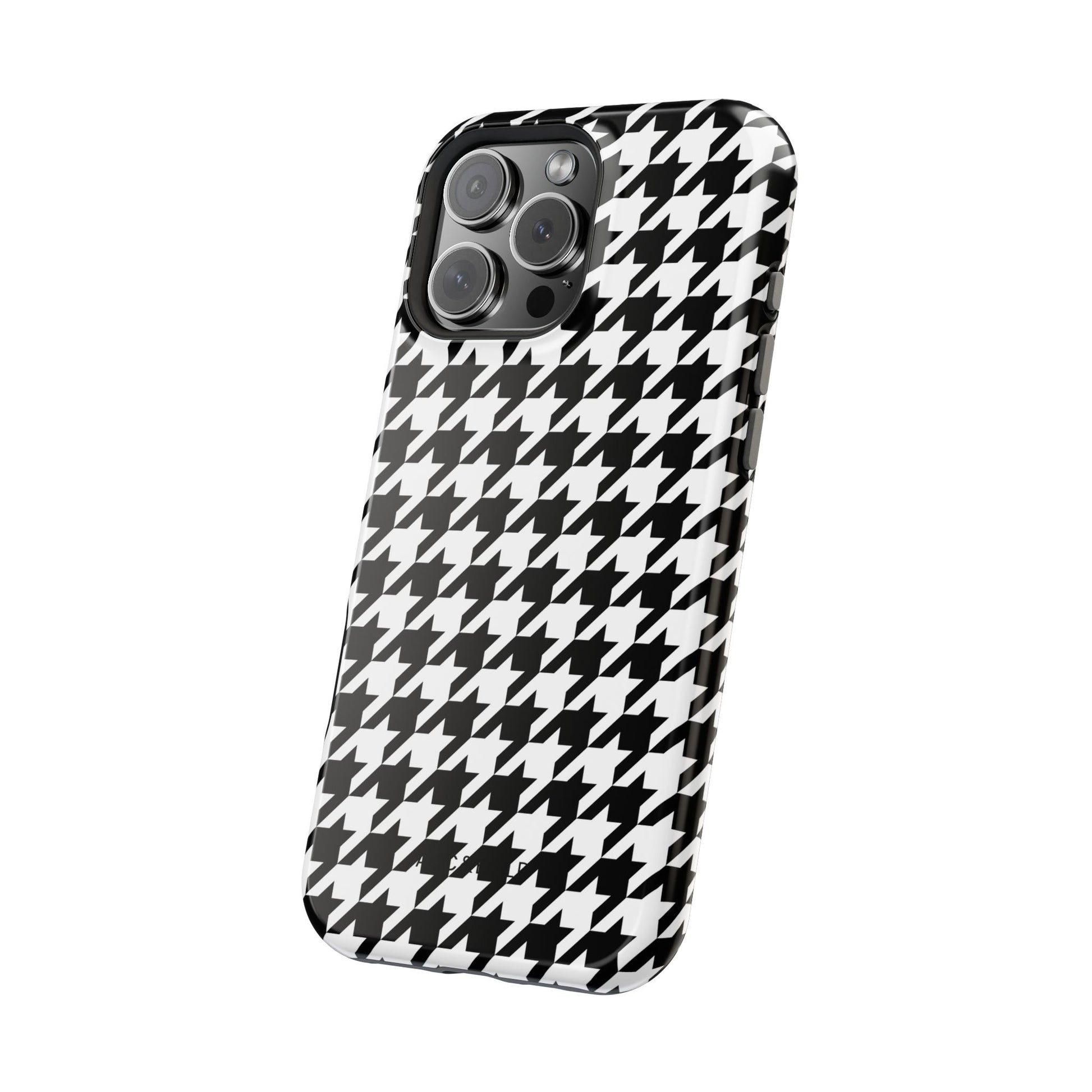 Houndstooth - Magnetic Phone Case - Arc & Bold