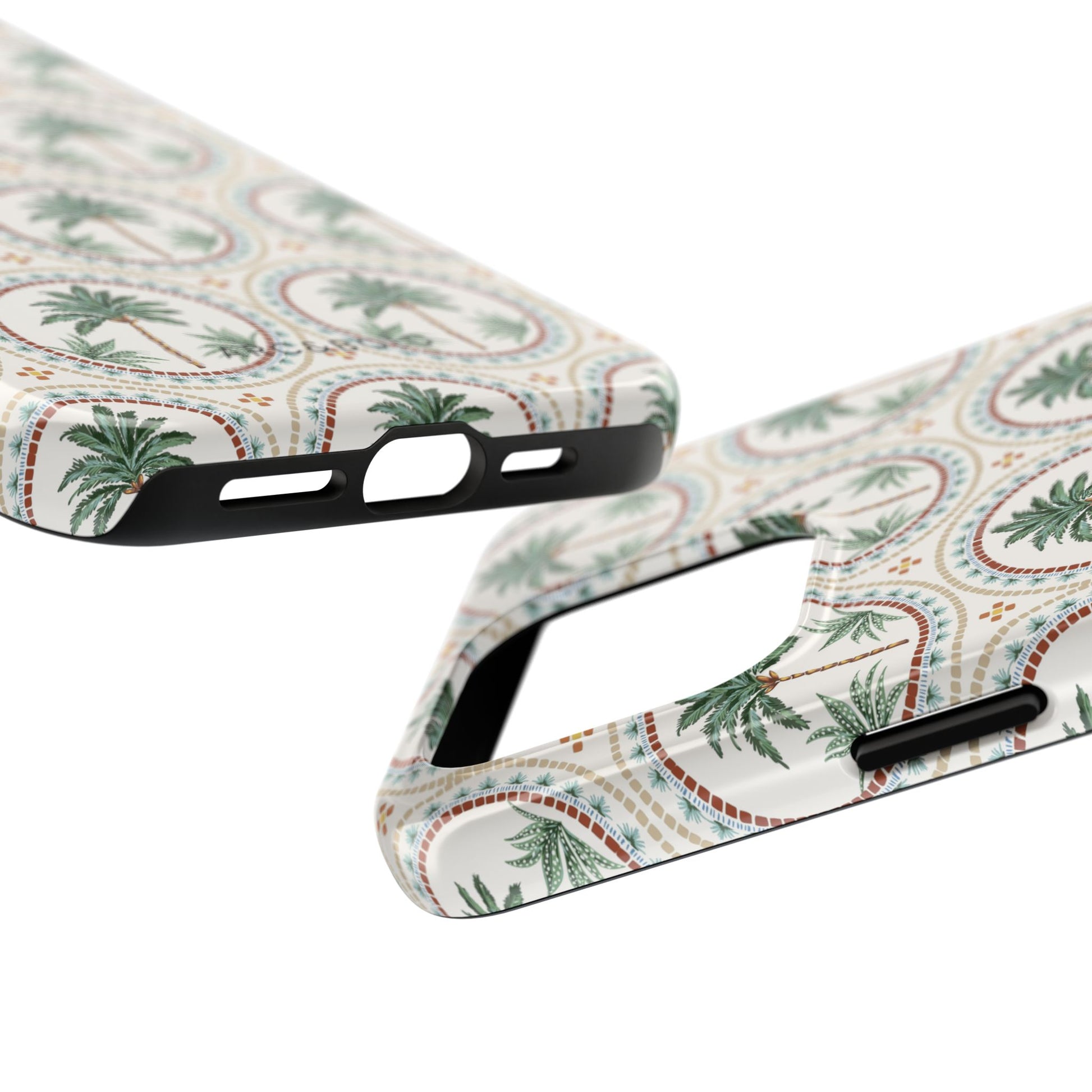 Tropical Tile Palm - Tough Phone Case - Arc & Bold
