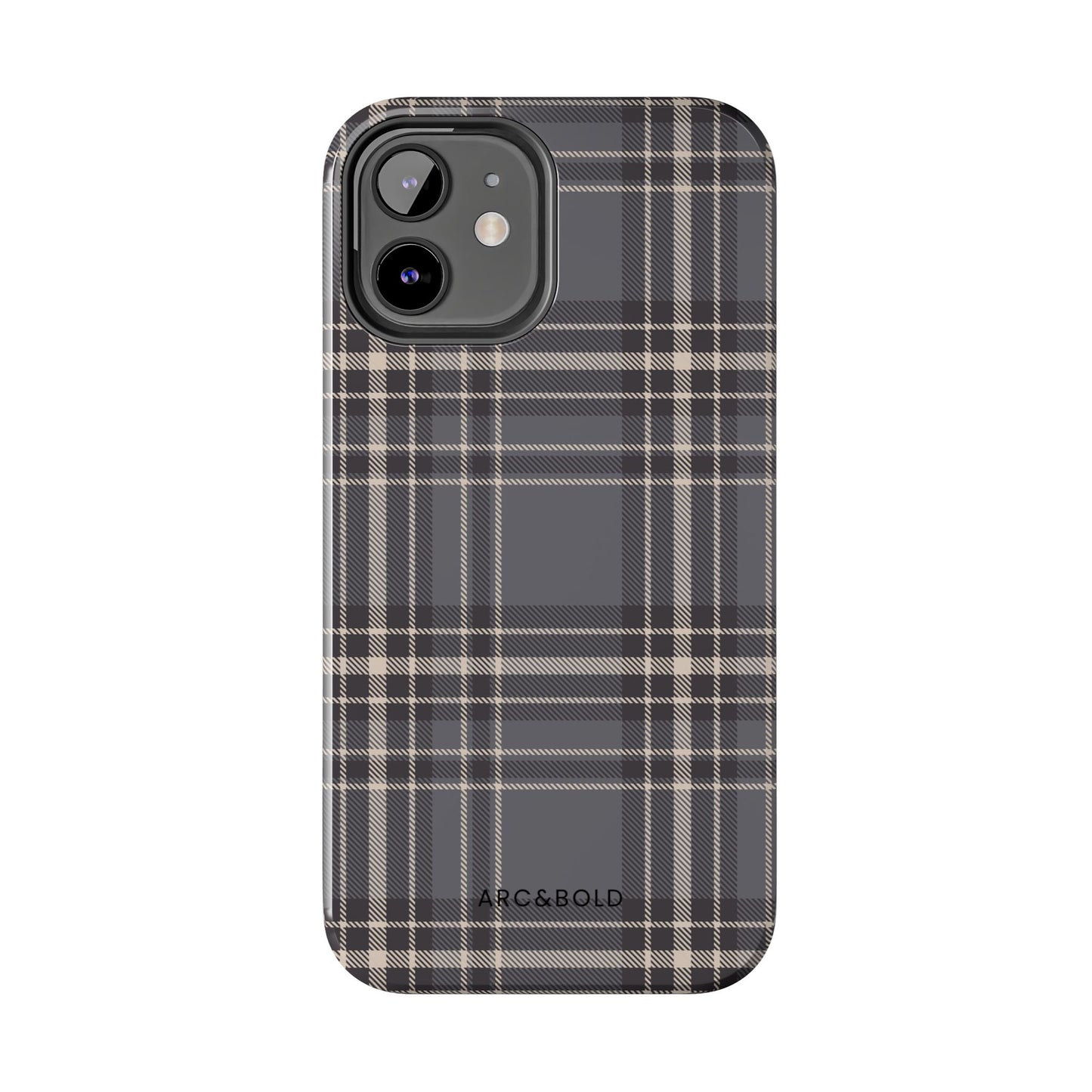Monochrome Tartan - Tough Phone Case