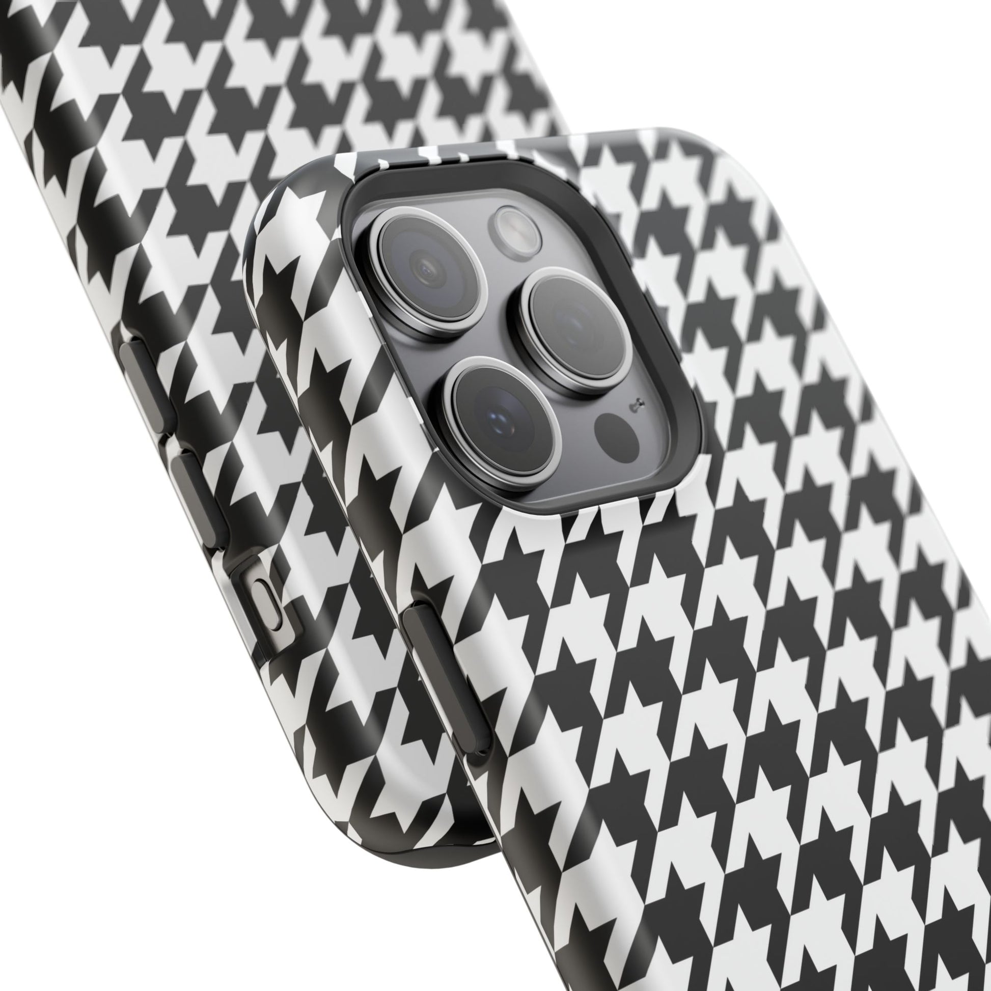Houndstooth - Magnetic Phone Case - Arc & Bold