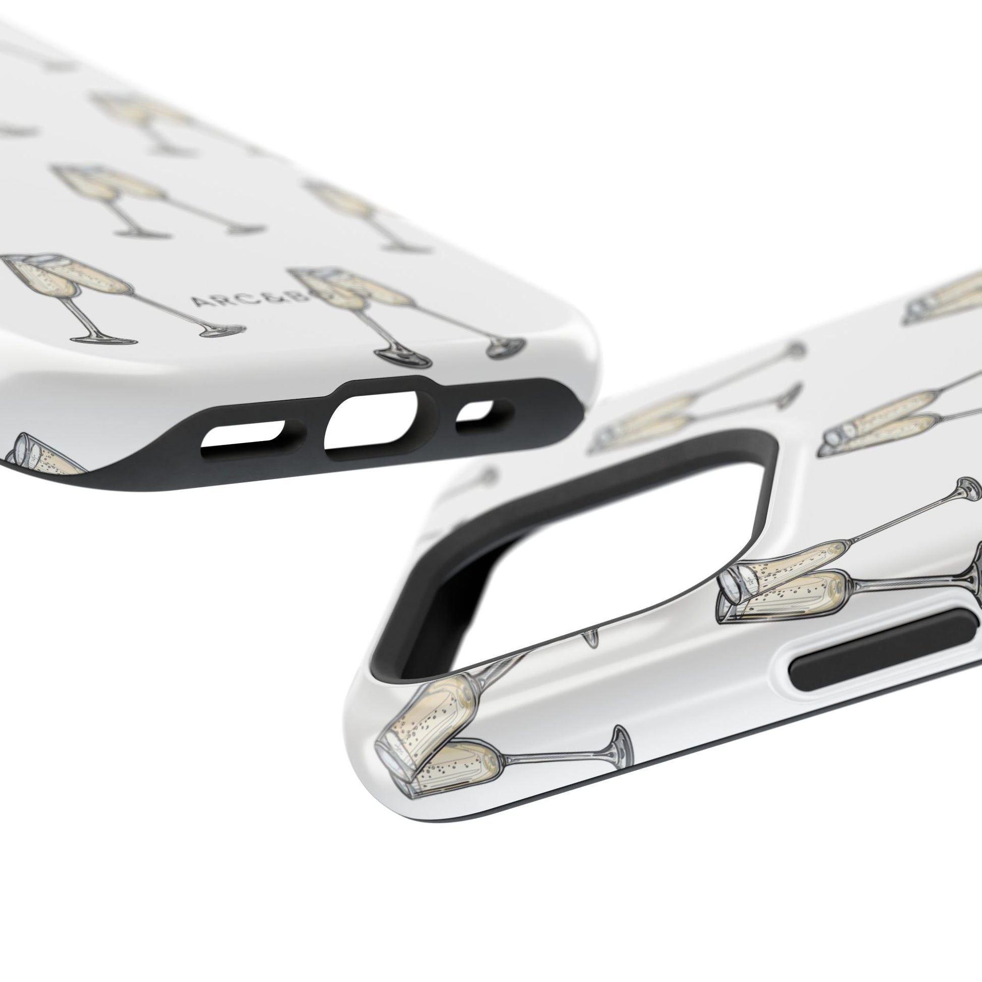 Champagne Toast -Magnetic Tough Case - Arc & Bold