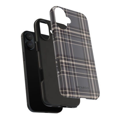 Monochrome Tartan - Tough Phone Case