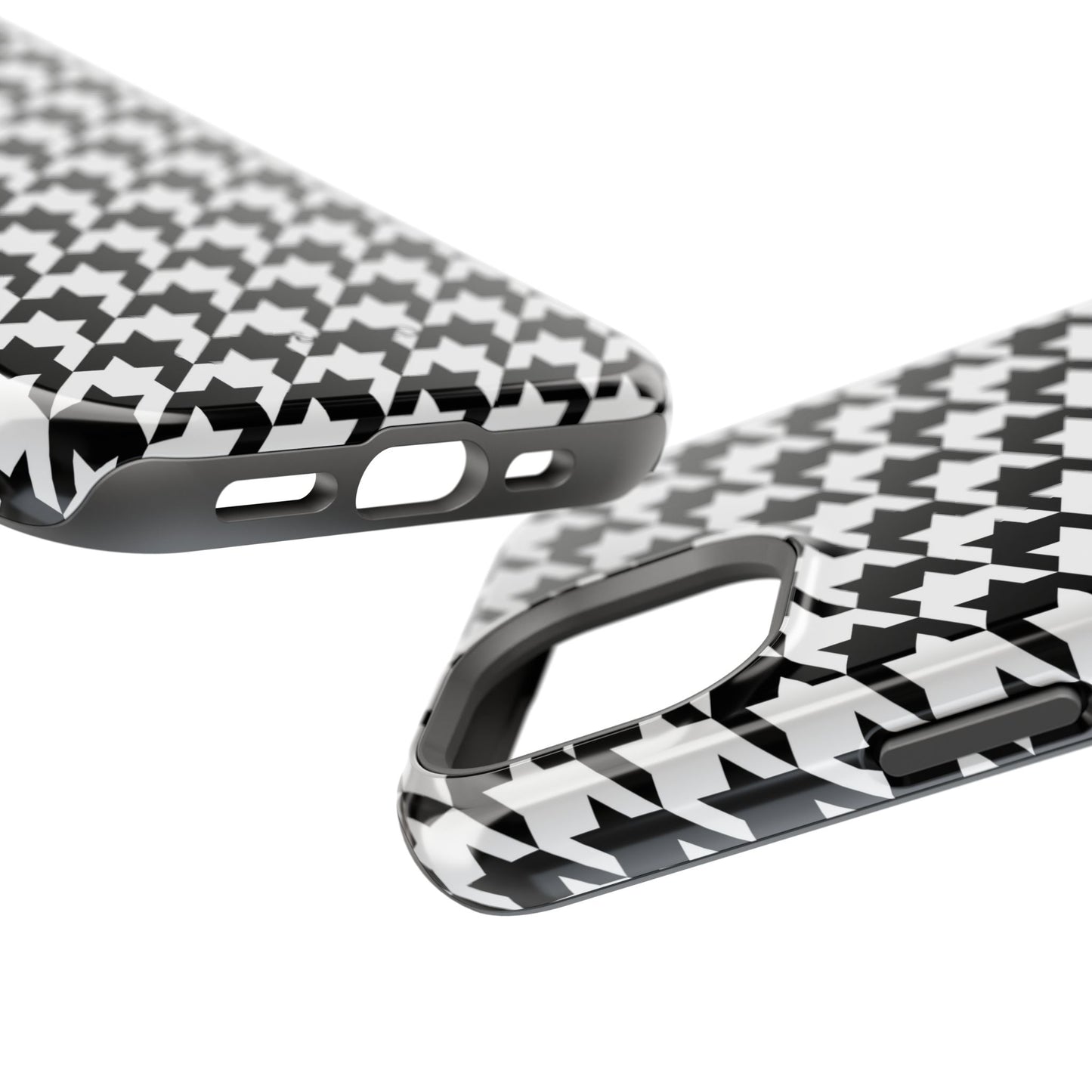 Houndstooth - Magnetic Phone Case - Arc & Bold