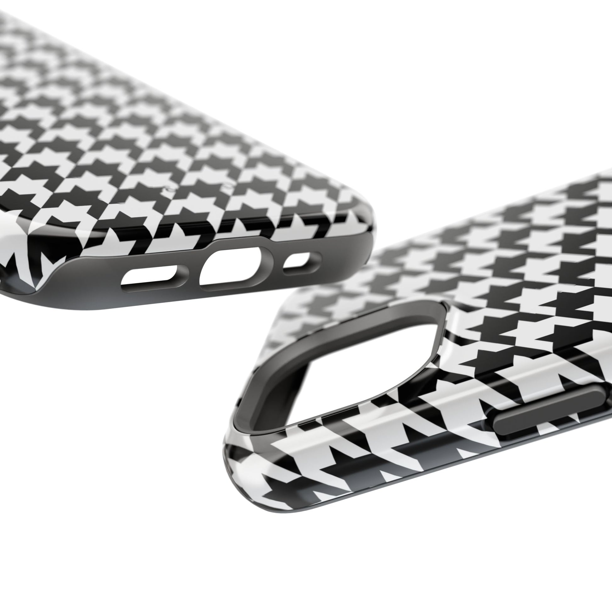 Houndstooth - Magnetic Phone Case - Arc & Bold