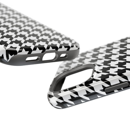 Houndstooth - Magnetic Phone Case - Arc & Bold