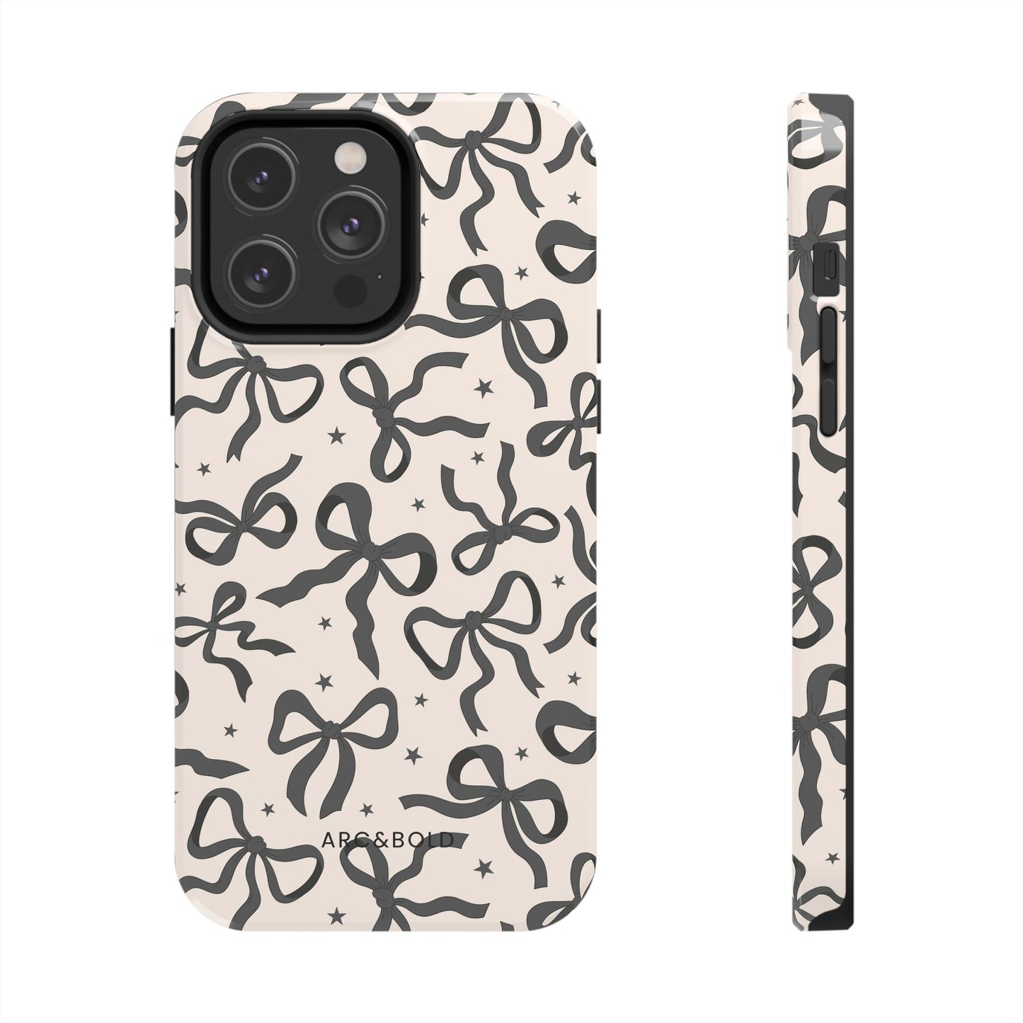 Noir Bows - Tough Phone Case