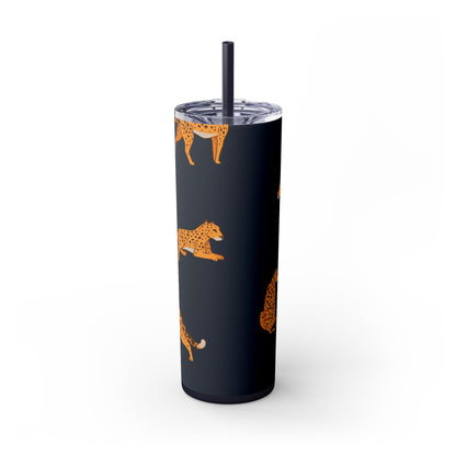 Cheetah Skinny Tumbler - Arc & Bold