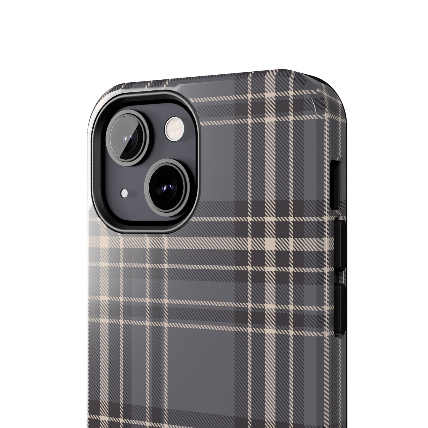 Monochrome Tartan - Tough Phone Case