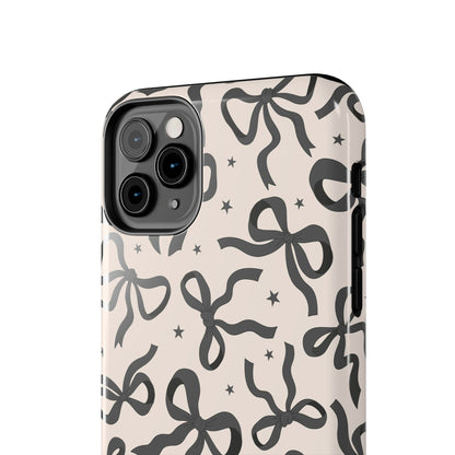 Noir Bows - Tough Phone Case