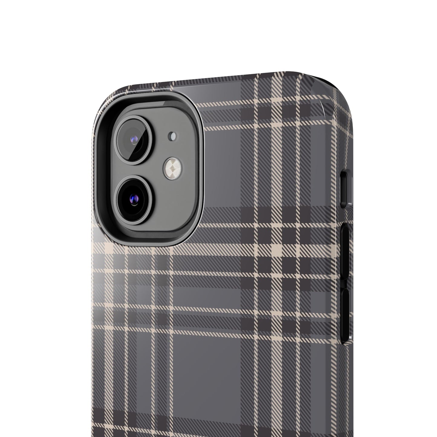 Monochrome Tartan - Tough Phone Case