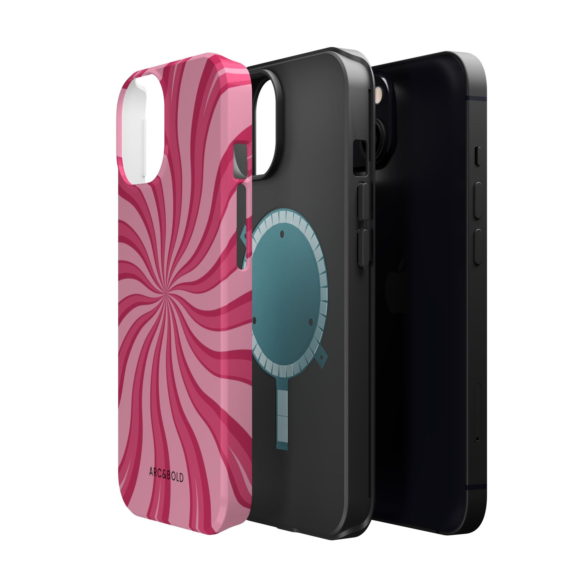 Candy Swirl - Magnetic Phone Case - Arc & Bold