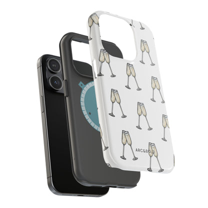 Champagne Toast -Magnetic Tough Case - Arc & Bold