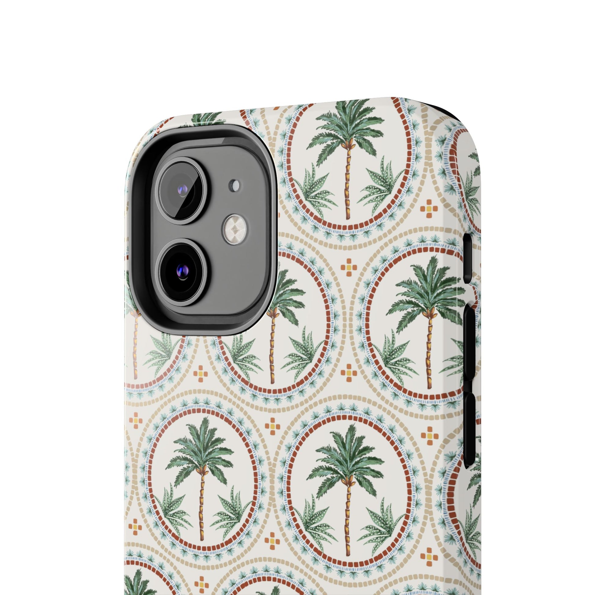 Tropical Tile Palm - Tough Phone Case - Arc & Bold
