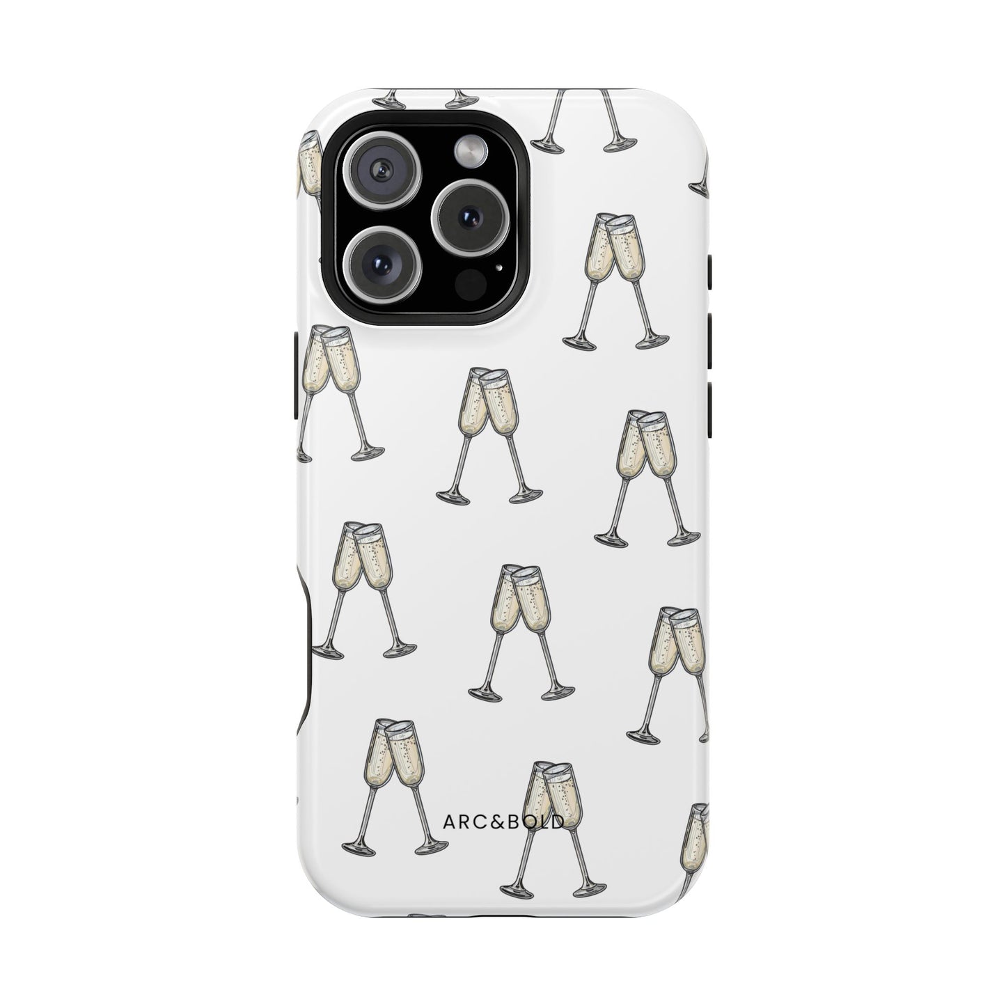Champagne Toast -Magnetic Tough Case - Arc & Bold
