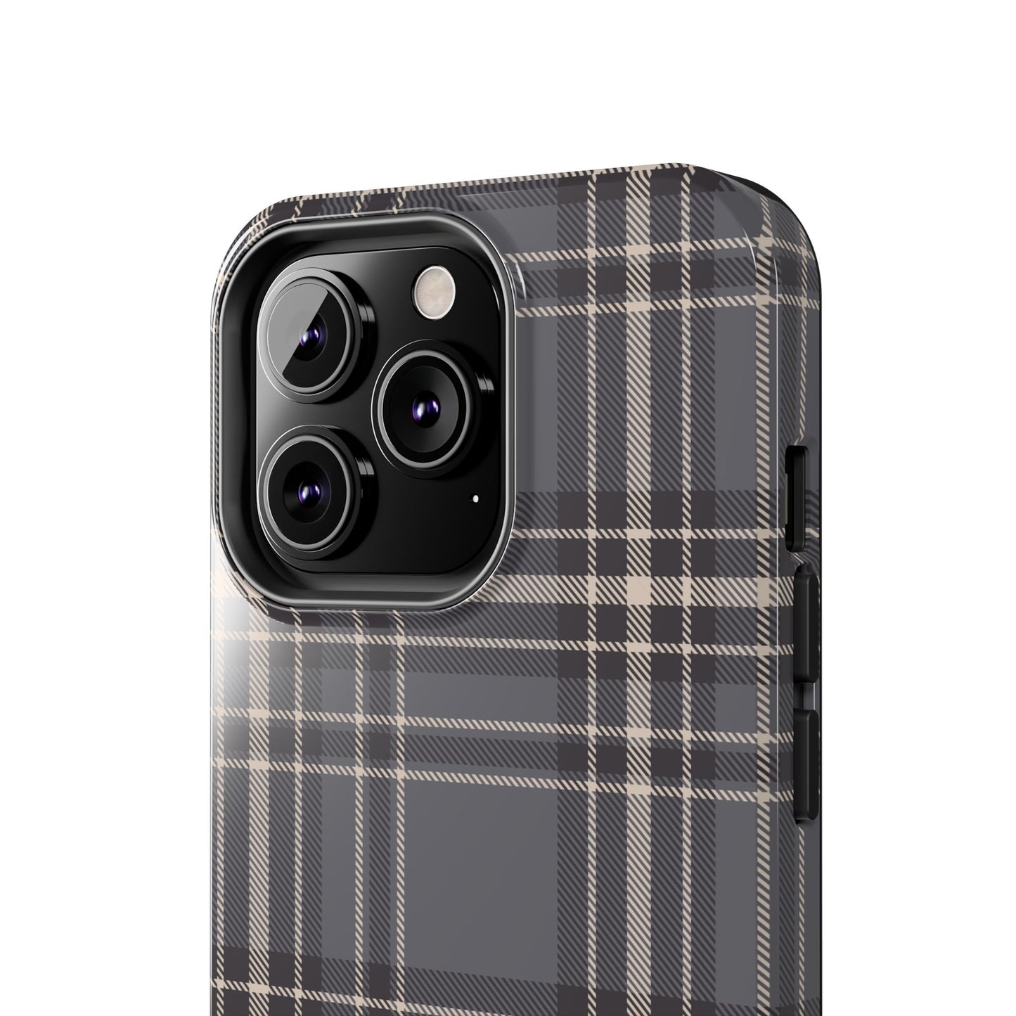Monochrome Tartan - Tough Phone Case