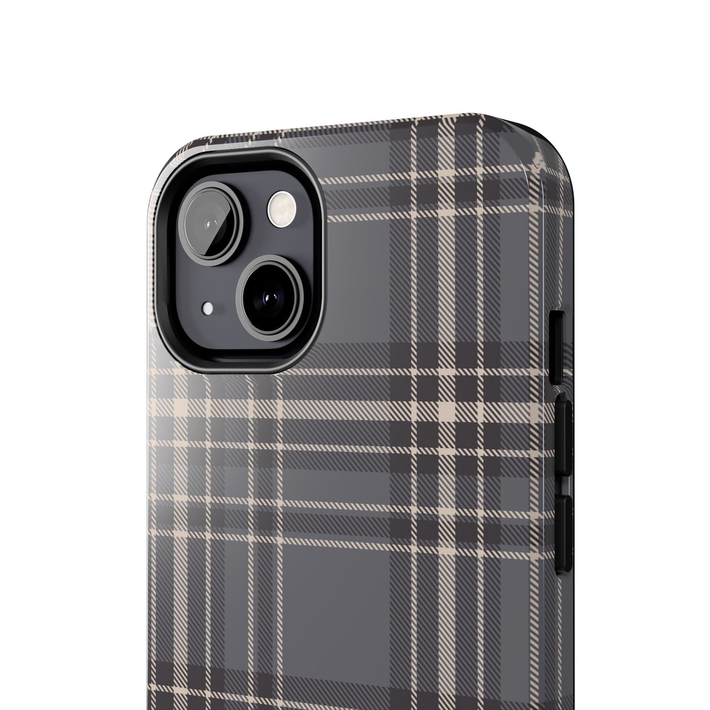 Monochrome Tartan - Tough Phone Case