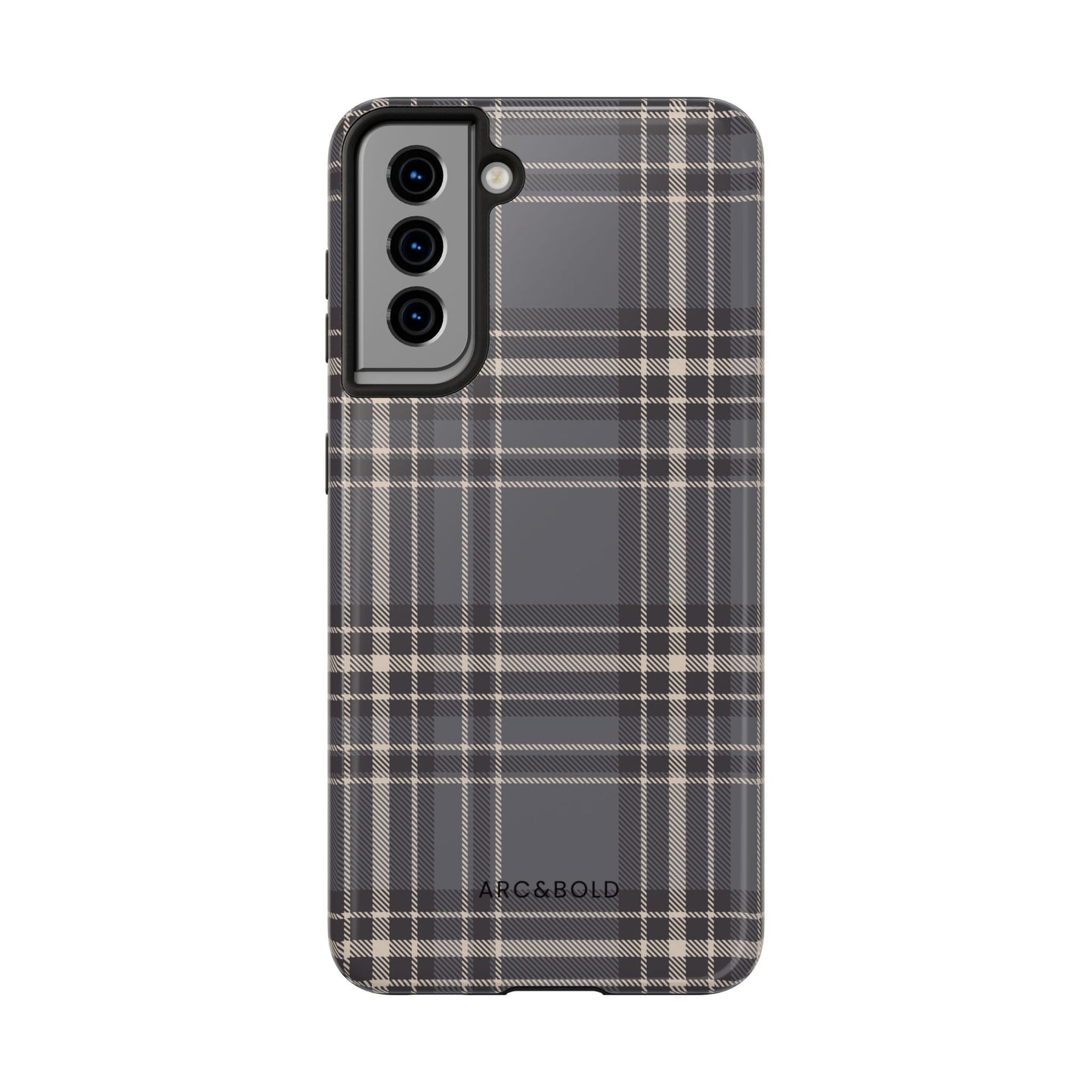Monochrome Tartan - Tough Phone Case