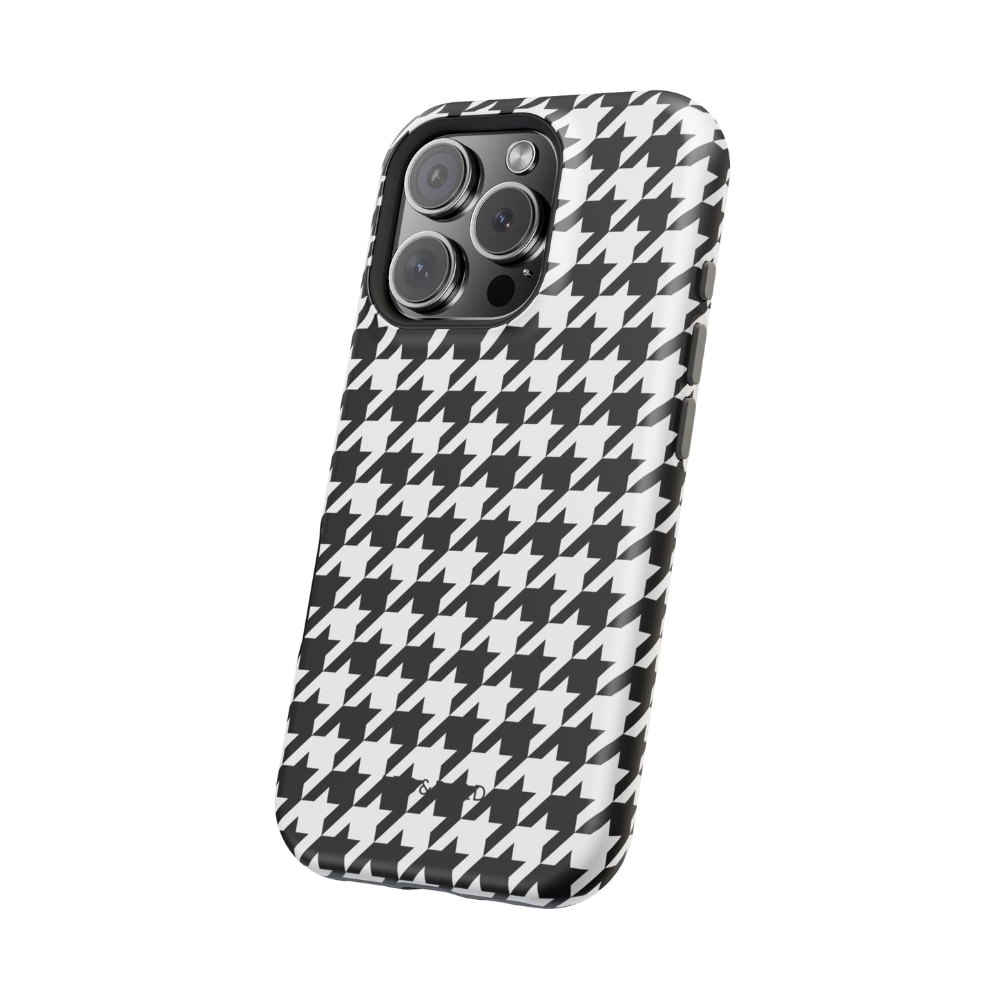 Houndstooth - Magnetic Phone Case - Arc & Bold