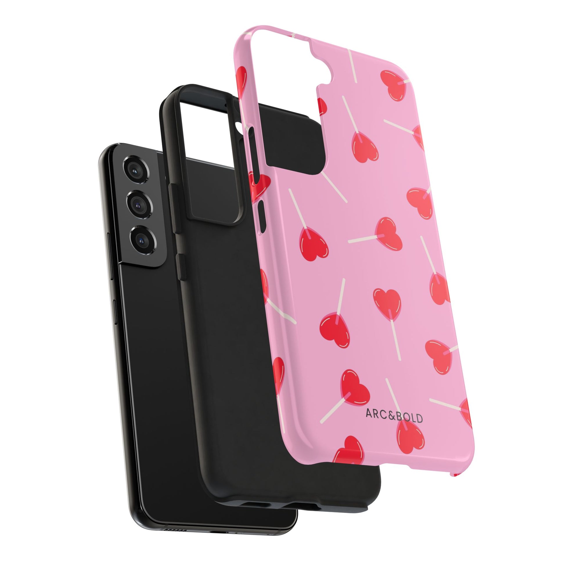 Heart Pops - Tough Phone Case - Arc & Bold