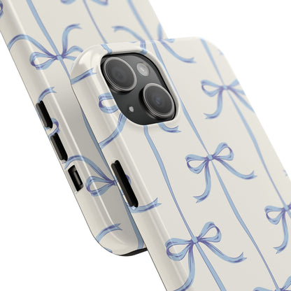 Blue Bow - Tough Phone Case - Arc & Bold